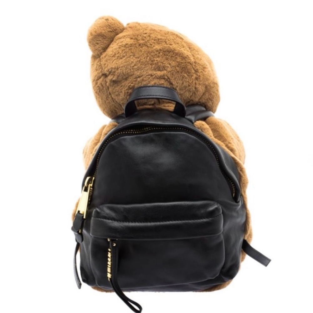 Like new Moschino Brown Teddy Bear with Backpack - Picture 3 of 6